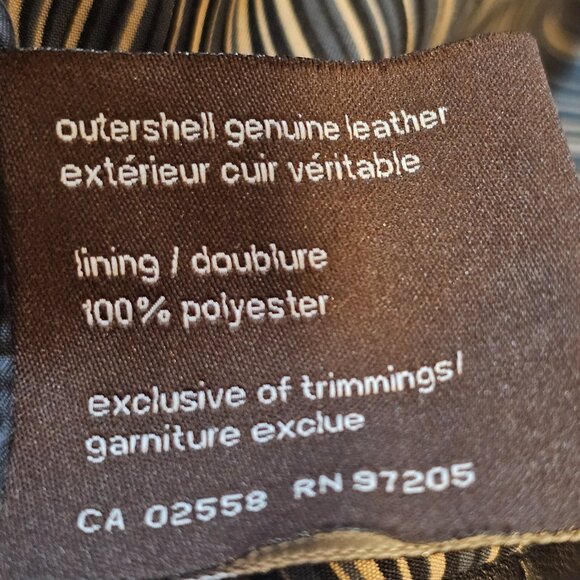 Daniel Black Leather Coat Mens XL - Picture 8 of 10